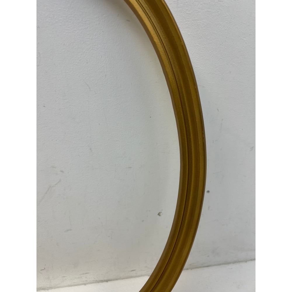 Gold Oval Picture Frame FITS 12x16 Resin Wall Decor Classic Tiered Vintage MCM - Picture 5 of 10